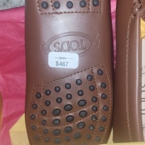 Brom leather Tods penny loafers